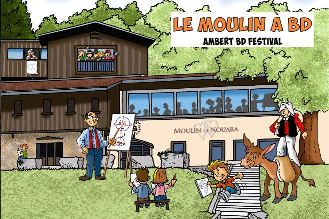 Fiers d'etre partenaire du premier festival de BD a Ambert